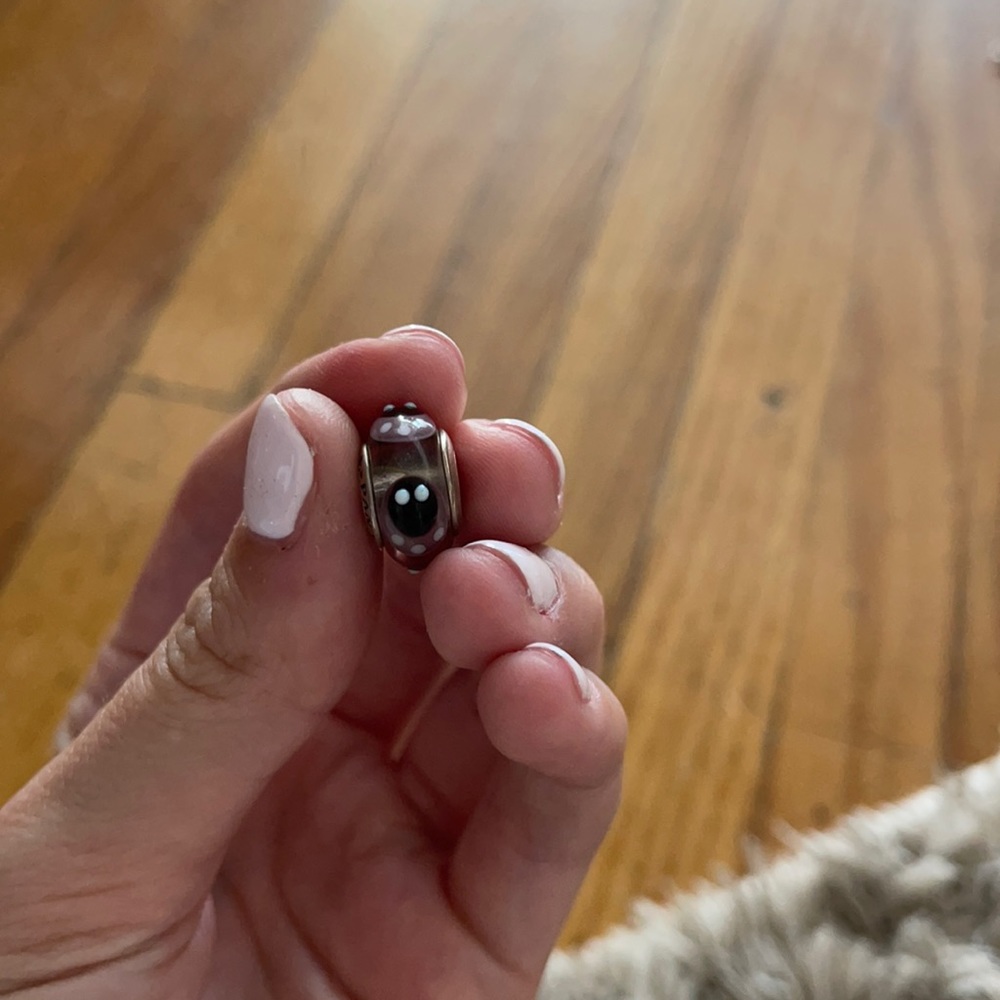 Purple Ladybug Pandora Charm